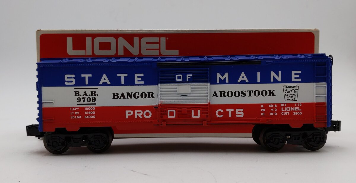 Lionel 6-9709 O Gauge State of Maine Box Car NIB