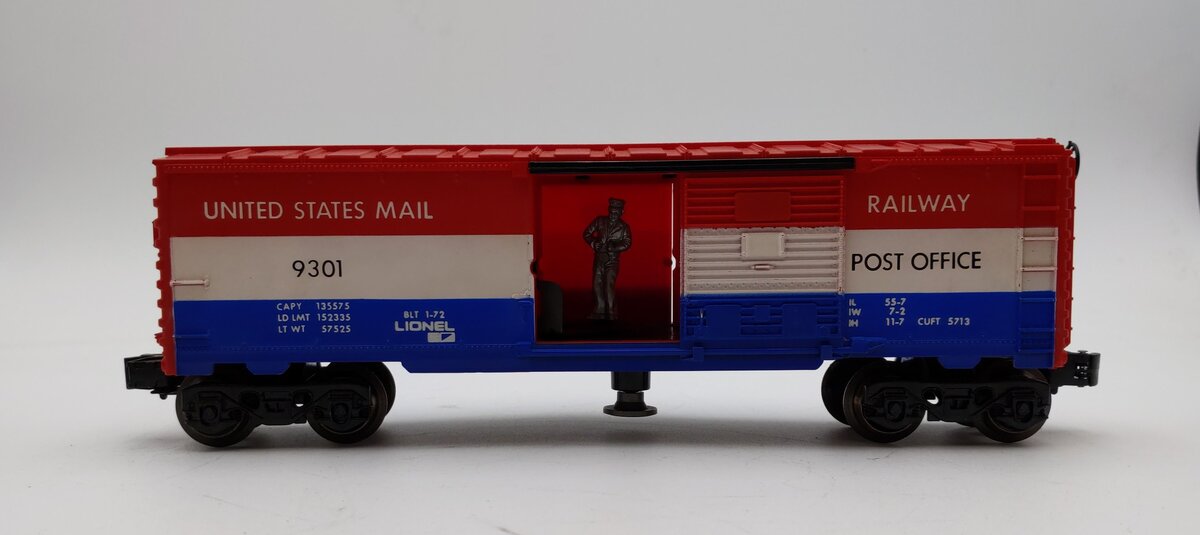Lionel 6-9301 O Gauge US Mail Operating Boxcar #9301 EX/Box