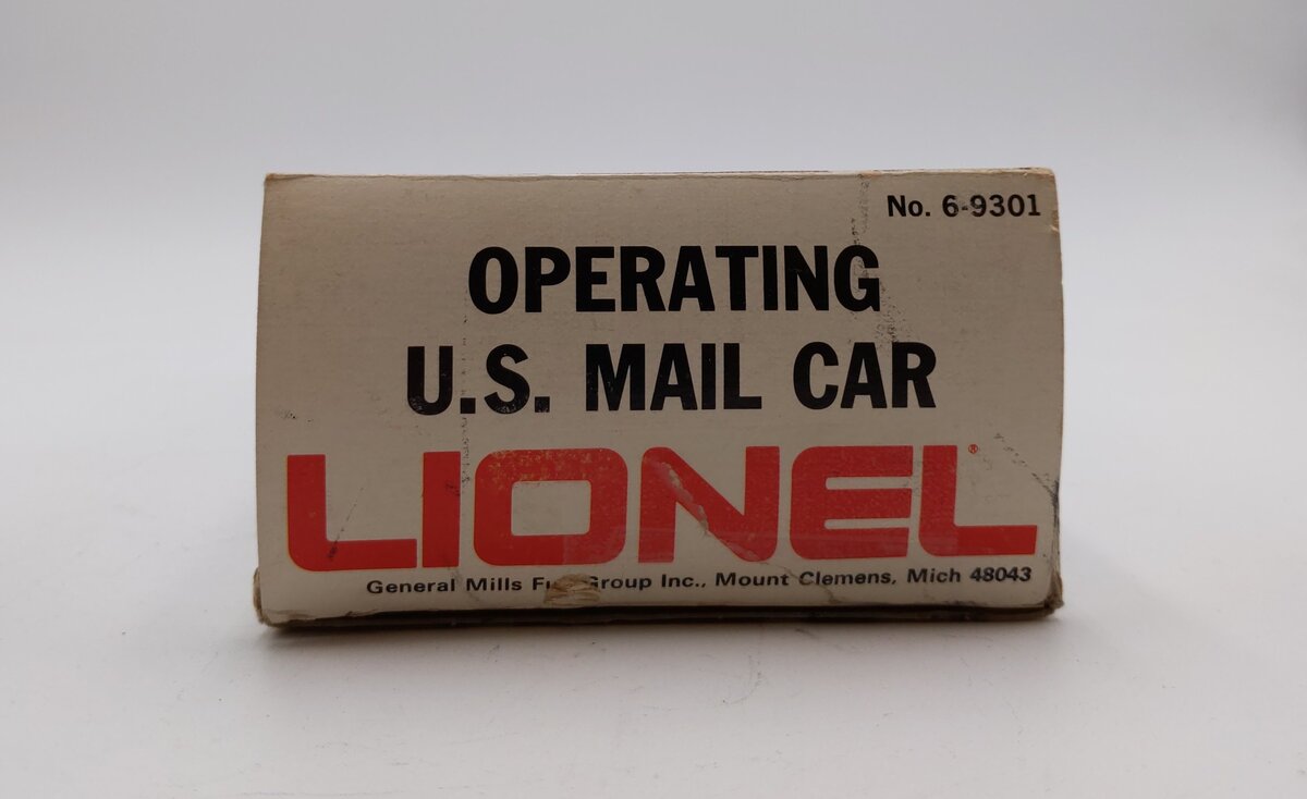 Lionel 6-9301 O Gauge US Mail Operating Boxcar #9301 EX/Box