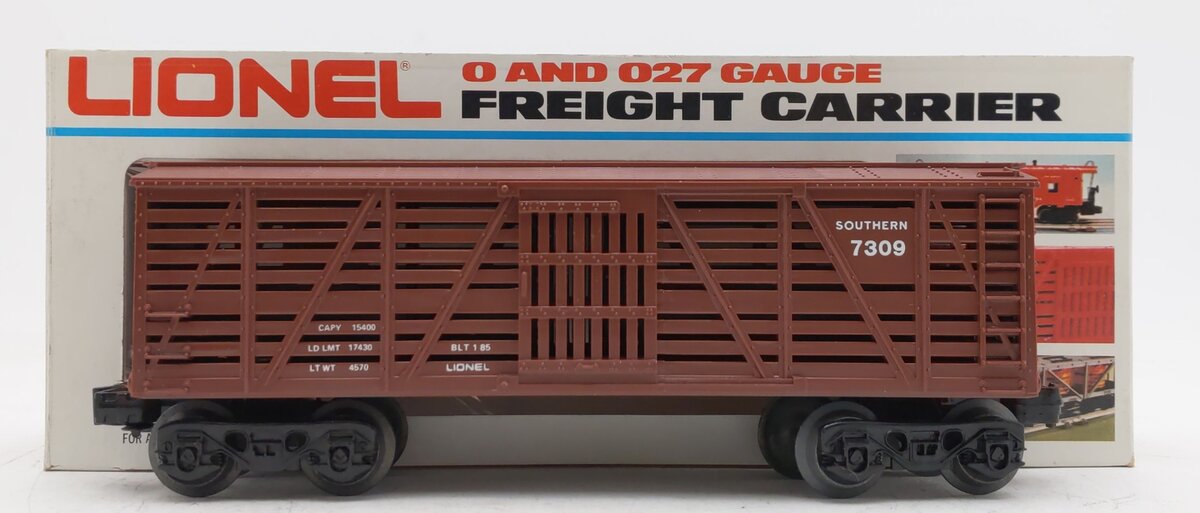 Lionel 6-7309 O Gauge Southern Short Stock Car EX/Box