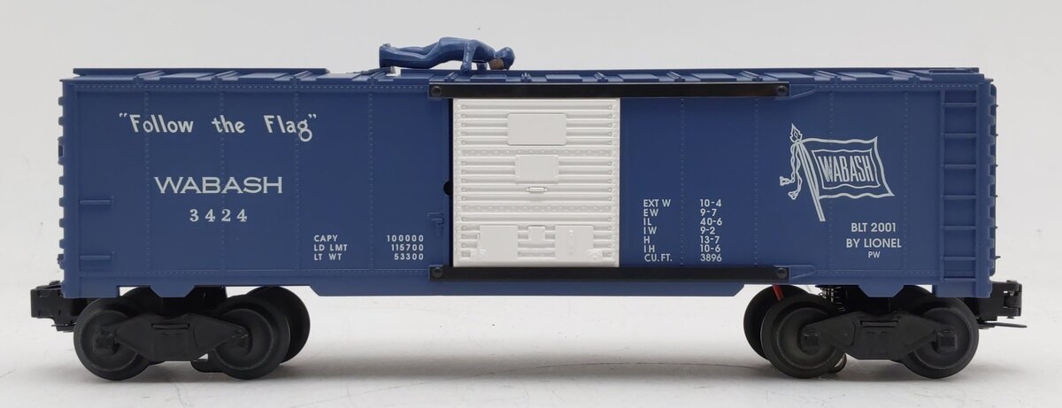 Lionel 6-26770 O Gauge Wabash #3424 Operating Brakeman Car PWC LN/Box