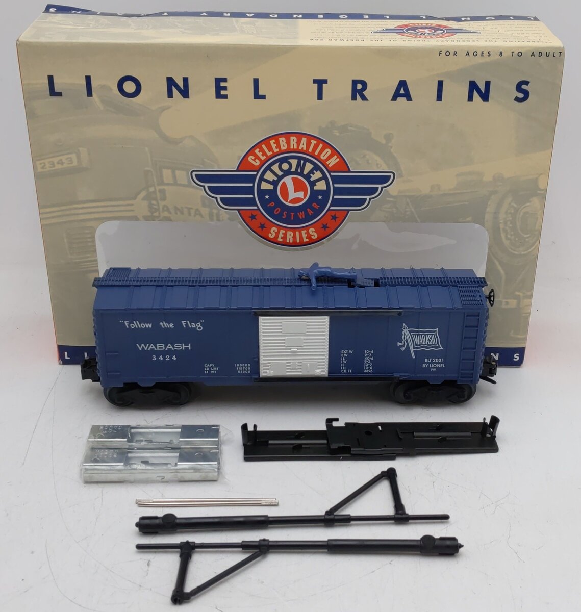 Lionel 6-26770 O Gauge Wabash #3424 Operating Brakeman Car PWC LN/Box