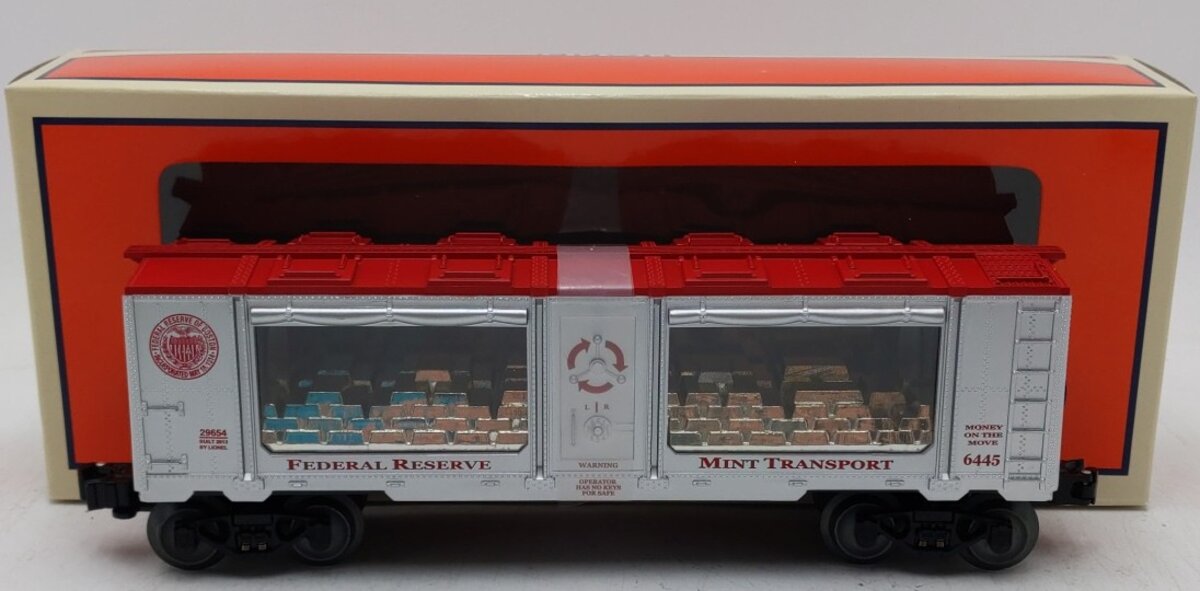 Lionel 6-29654 Boston Federal Reserve Mint Car LN/Box