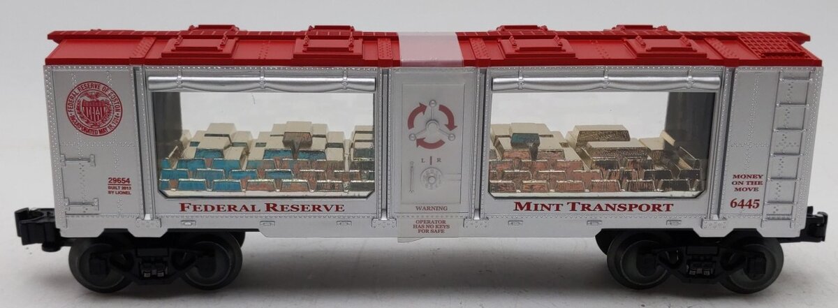 Lionel 6-29654 Boston Federal Reserve Mint Car LN/Box