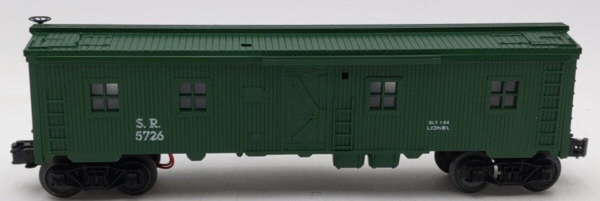 Lionel 6-5726 O Gauge Southern Bunk Car with Illumination #5726 LN/Box