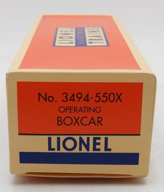 Lionel 3494-550X O Gauge Monon Operating Boxcar #3494550X NIB