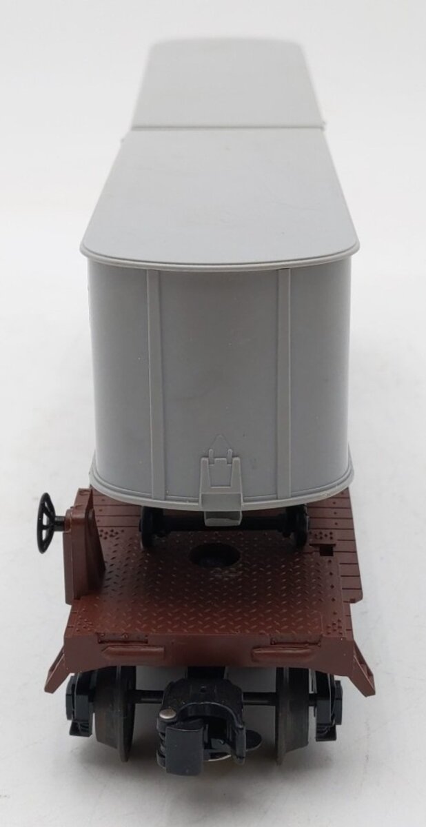 Lionel 6-9122 O Gauge Northern Pacific Flatcar w/Vans VG/Box