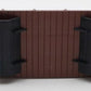 Lionel 6-9122 O Gauge Northern Pacific Flatcar w/Vans VG/Box