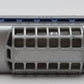 Lionel 2412 Vintage O Santa Fe Illuminated Blue Stripe Vista Dome Car VG