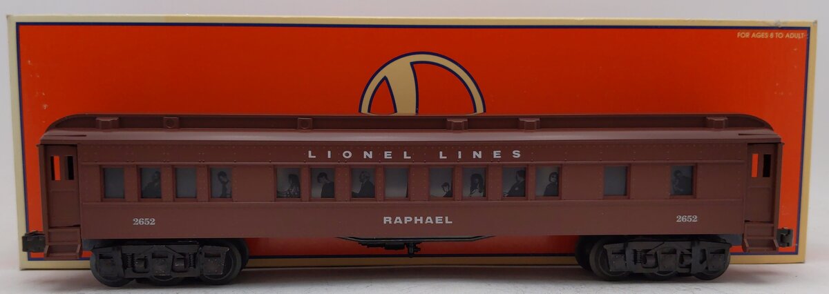 Lionel 6-19077 O Gauge Lionel Lines "Raphael Passenger Car #2652 EX/Box