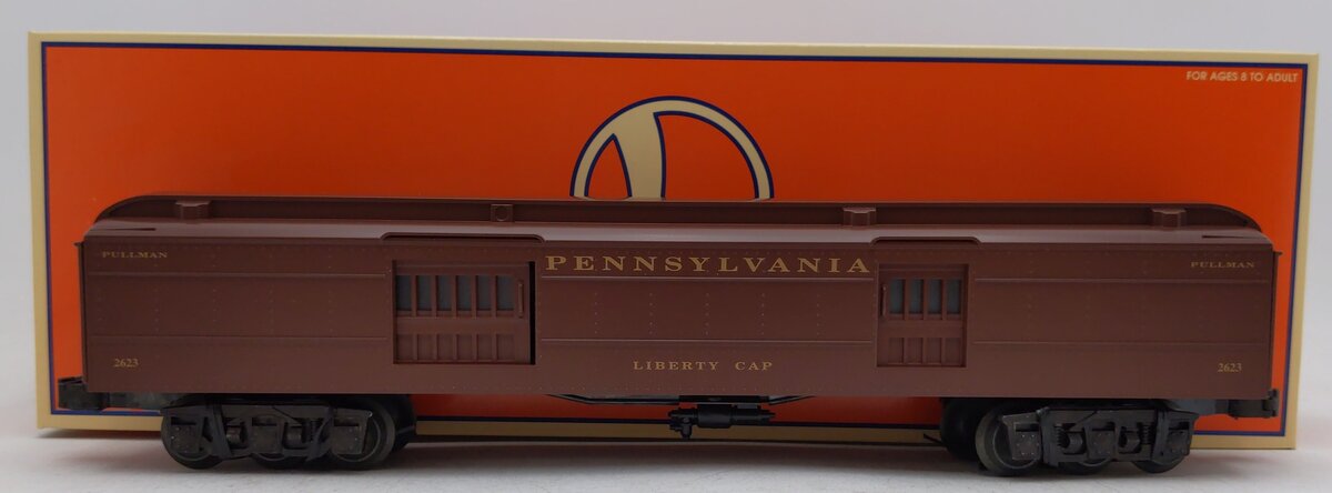 Lionel 6-19099 O Gauge Pennsylvania "Liberty Cap" Madison Baggage Car #2623 EX/Box