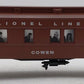 Lionel 6-19078 O Gauge Lionel Lines "Cowen" 2600 Observation Car EX/Box