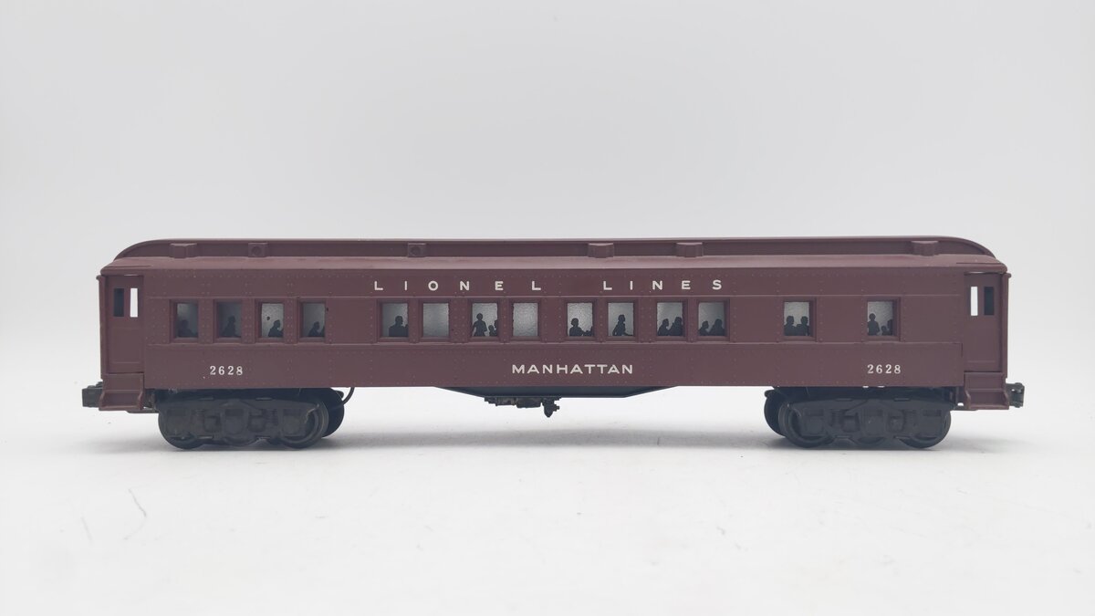 Lionel 2628 Vintage O Lionel Lines Madison Heavyweight "Manhattan" Pass Car VG