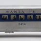 Lionel 2414 Vintage O Santa Fe Illuminated Blue Stripe Pullman Car VG