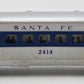 Lionel 2414 Vintage O Santa Fe Illuminated Blue Stripe Pullman Car VG