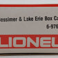Lionel 6-9769 O Gauge Bessemer & Lake Erie Boxcar VG/Box