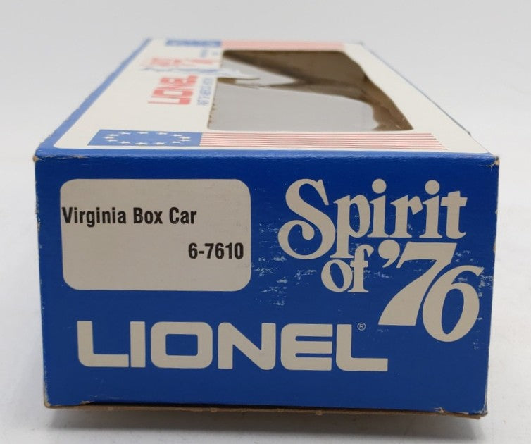 Lionel 6-7610 O Gauge State of Virginia Boxcar #7610 LN/Box