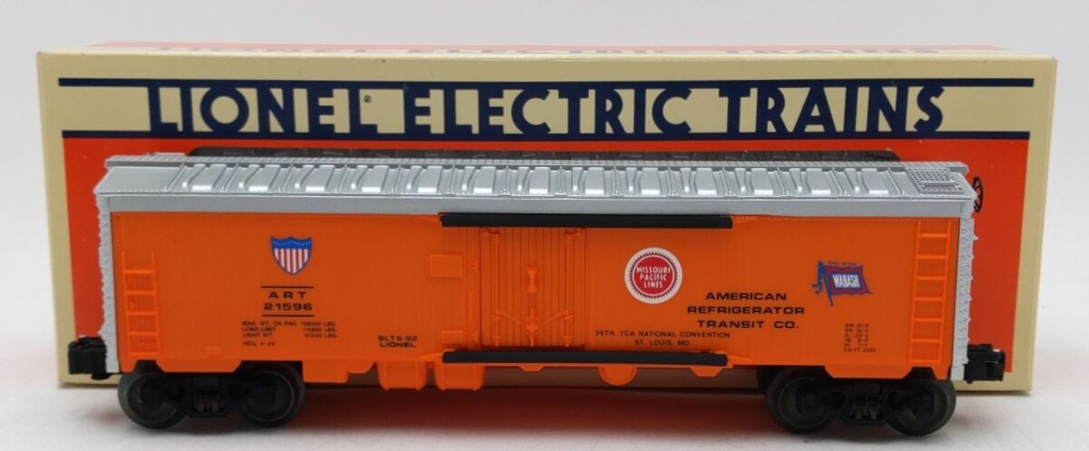 Lionel 6-17898 O 1992 TCA Convention American Refrigerator Transit Reefer #21596 LN/Box