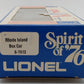 Lionel 6-7613 O Gauge Spirit of 76 State of Rhode Island Boxcar Commemorative LN/Box