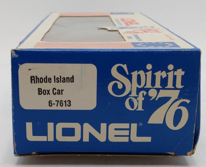 Lionel 6-7613 O Gauge Spirit of 76 State of Rhode Island Boxcar Commemorative LN/Box
