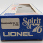 Lionel 6-7606 O Gauge State of Massachusetts Boxcar #7606 LN/Box