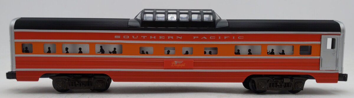 Lionel 6-7211 O Gauge Southern Pacific Daylight Aluminum Vista Dome Car EX/Box