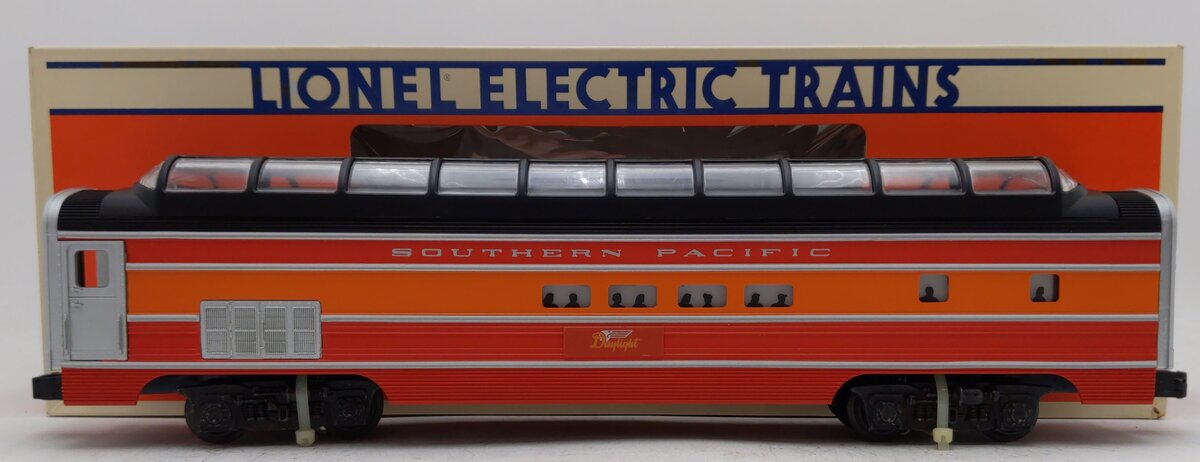 Lionel 6-19107 O Gauge Southern Pacific Daylight Full Vista Dome Passenger Car EX/Box