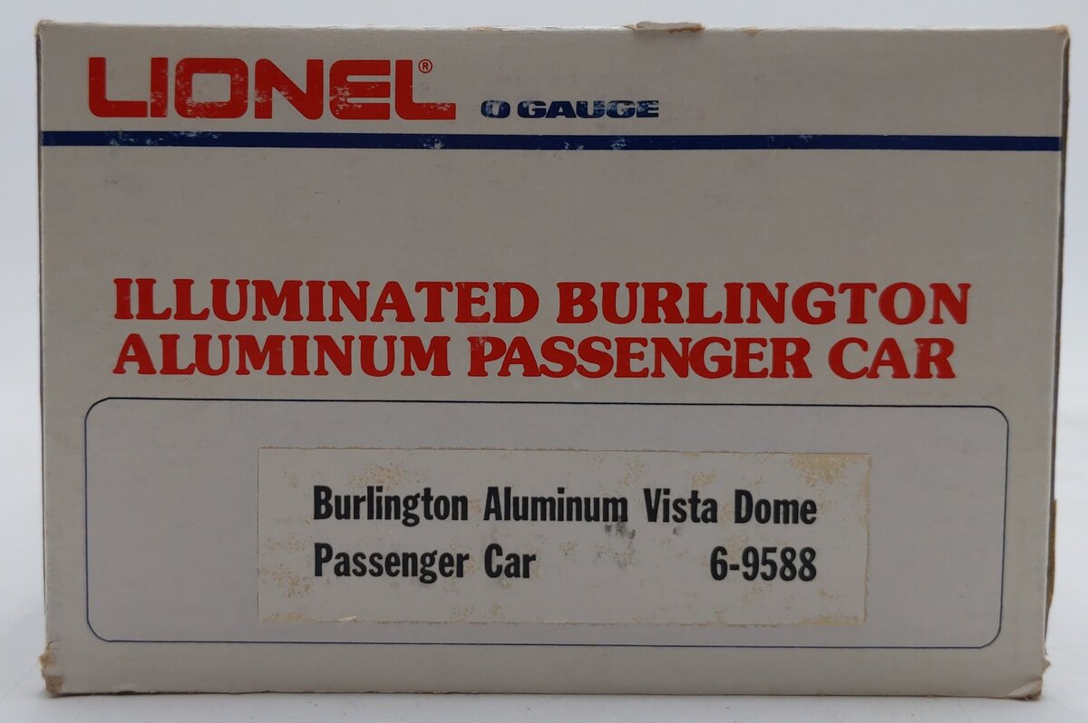 Lionel 6-9588 O Gauge Burlington Aluminum 
