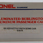 Lionel 6-9579 O Gauge Burlington "Silver Kettle" Aluminum Vista Dome Car EX/Box