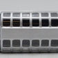 Lionel 6-9588 O Gauge Burlington Aluminum "Silver Dome" Vista Dome Passenger Car EX/Box