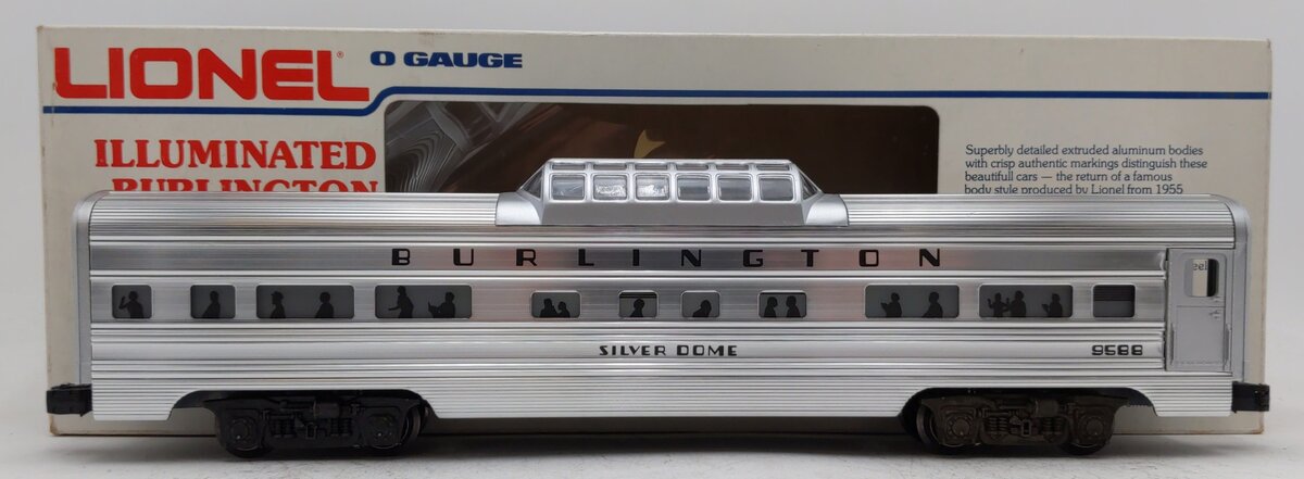 Lionel 6-9588 O Gauge Burlington Aluminum 