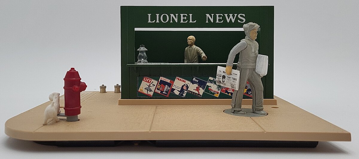 Lionel 6-2308 O Gauge Animated News Stand VG/Box
