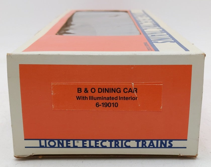 Lionel 6-19010 O Gauge Baltimore & Ohio Dining Car EX/Box