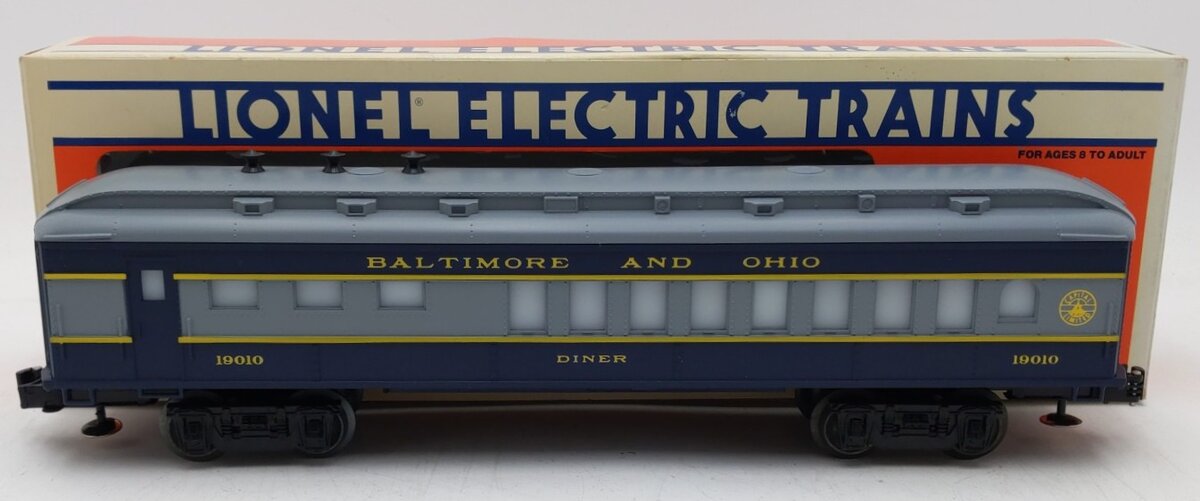 Lionel 6-19010 O Gauge Baltimore & Ohio Dining Car EX/Box