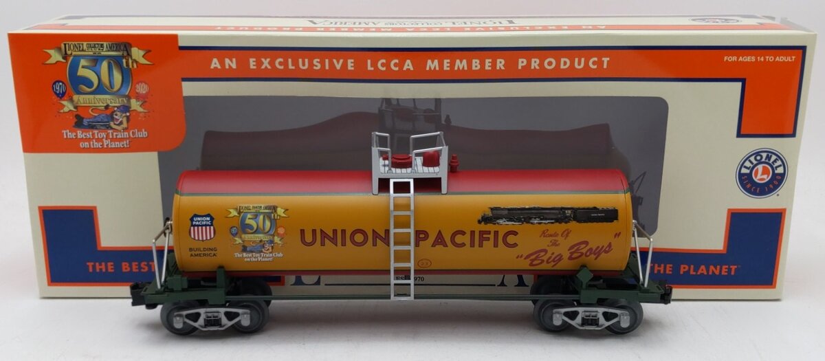 Lionel 2001160 O Gauge Union Pacific 50th Anniversary Unibody Tank Car LN/Box