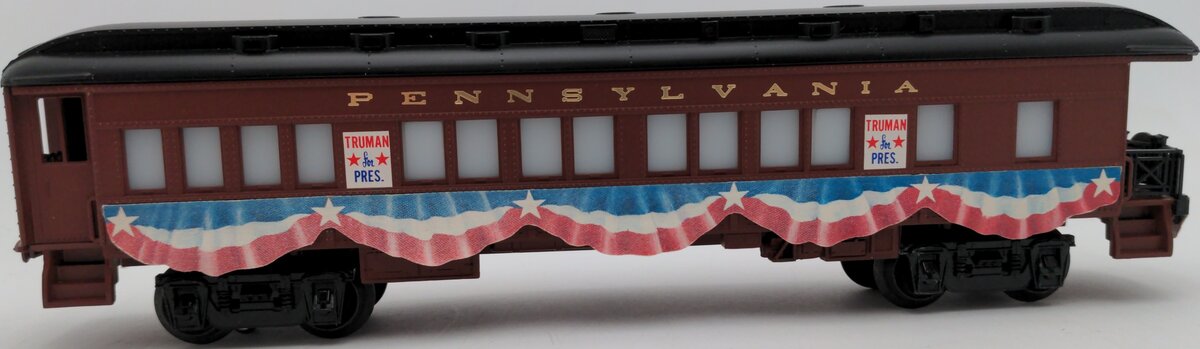 Lionel 6-9528 O Gauge Pennsylvania President Truman Campaign Car EX/Box