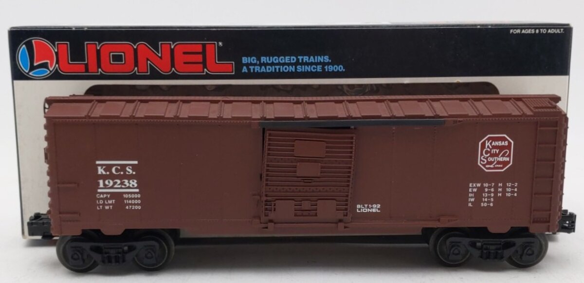 Lionel 6-19238 O Gauge Kansas City Southern Boxcar EX/Box