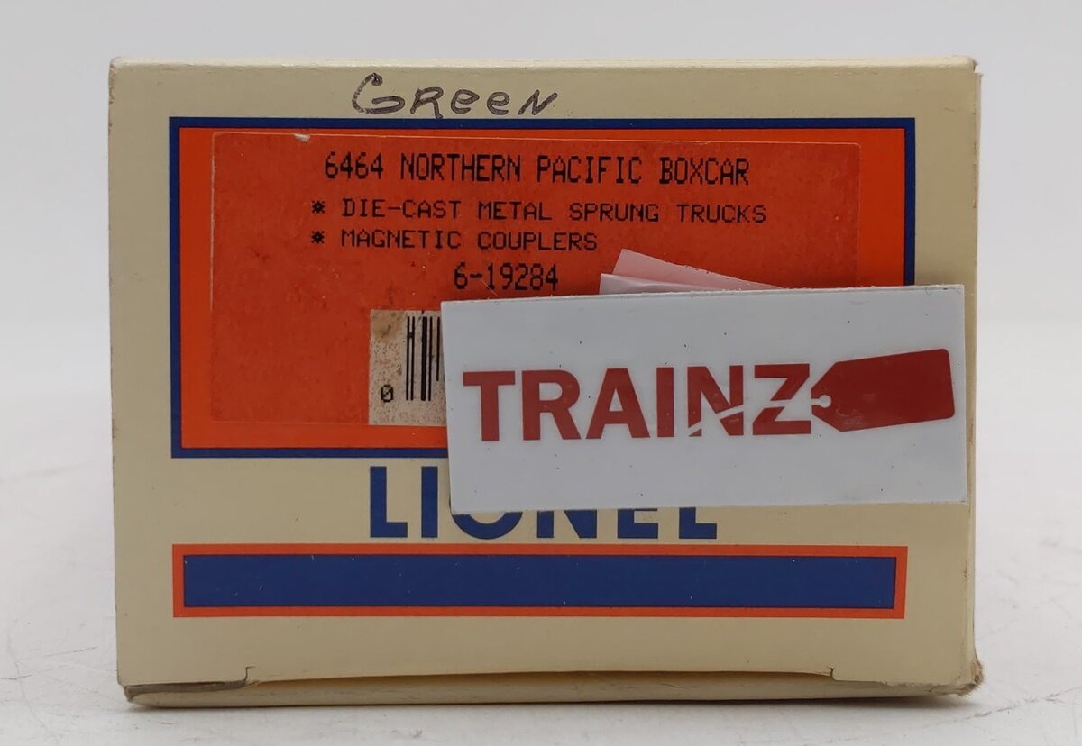 Lionel 6-19284 O Gauge Northern Pacific 6464 Boxcar #6464-396 EX/Box