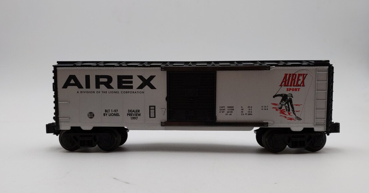Lionel 6-29217 O Gauge 1997 Toy Fair Airex Boxcar NIB