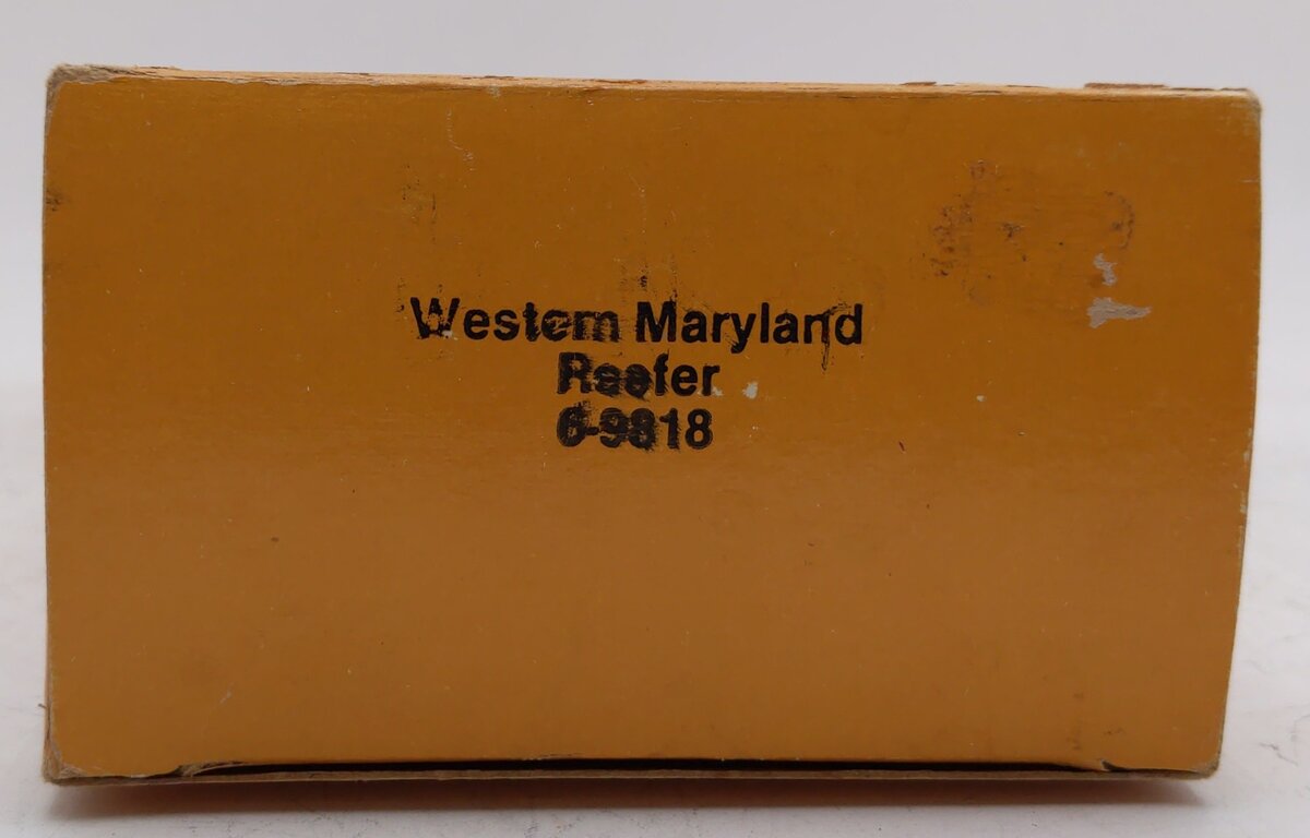 Lionel 6-9818 O Gauge Western Maryland Reefer Car VG/Box