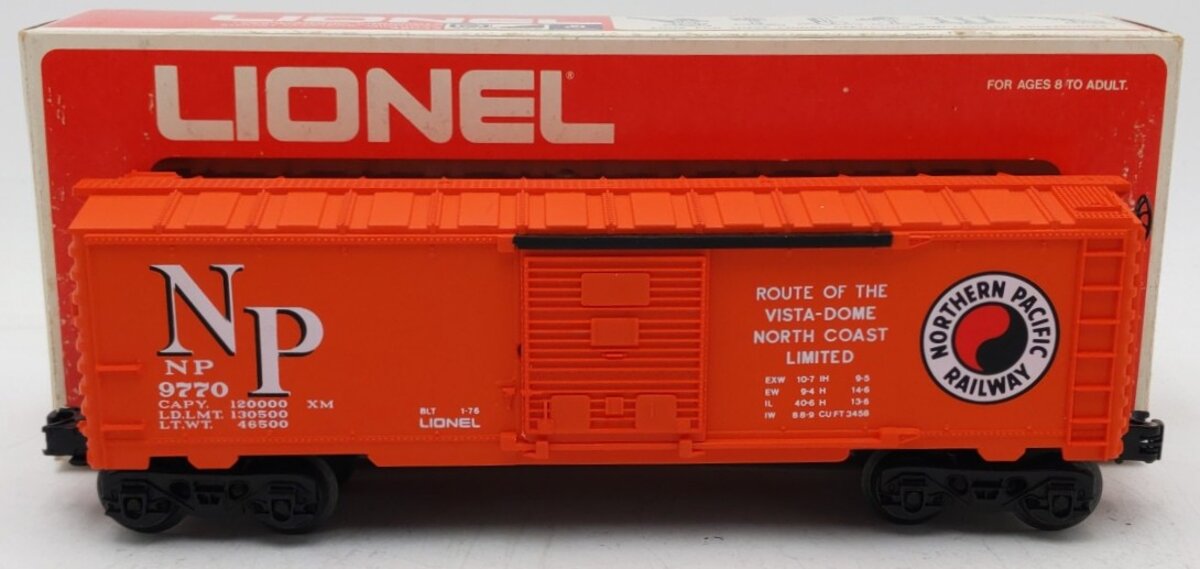 Lionel 6-9770 O Gauge Northern Pacific Boxcar #9770 EX/Box