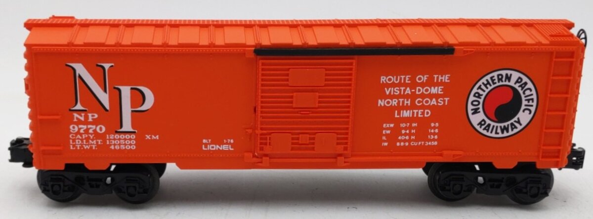 Lionel 6-9770 O Gauge Northern Pacific Boxcar #9770 EX/Box