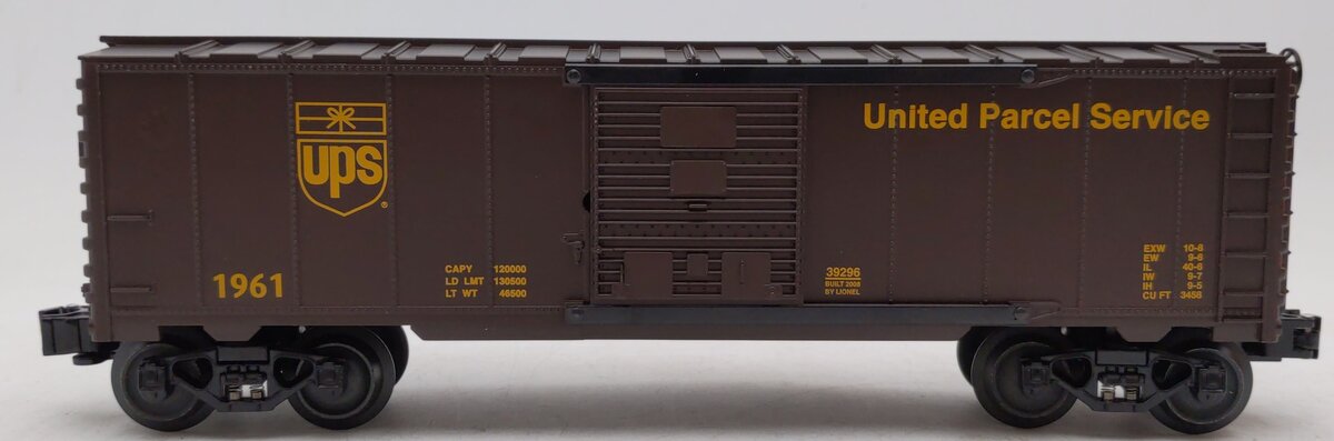 Lionel 6-39296 O Gauge UPS Commemorative Centennial Boxcar #3 LN/Box