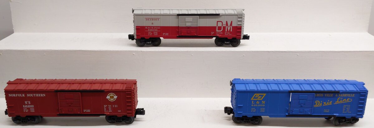Lionel 6-39253 O Gauge 6464 Archive Boxcars (Set of 3) EX/Box