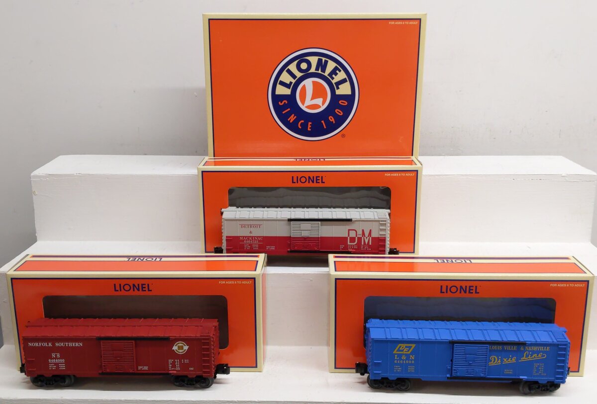 Lionel 6-39253 O Gauge 6464 Archive Boxcars (Set of 3) EX/Box