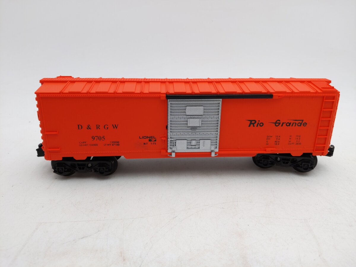 Lionel 6-9705 O Gauge Denver & Rio Grande Western Box Car LN/Box