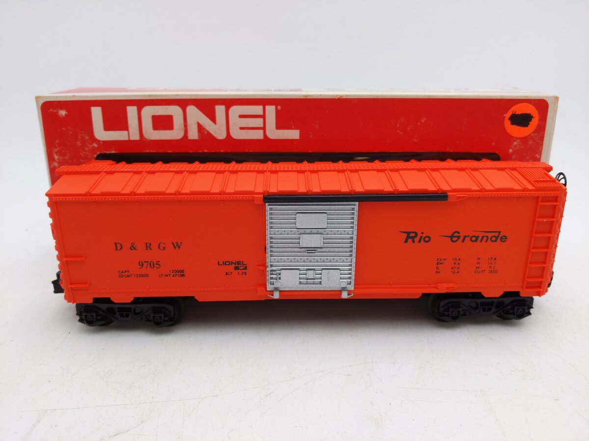 Lionel 6-9705 O Gauge Denver & Rio Grande Western Box Car LN/Box