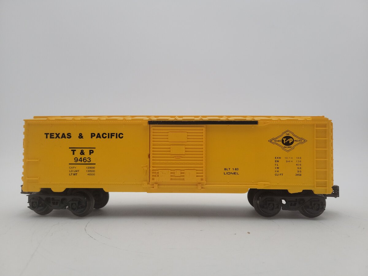 Lionel 6-9463 O Gauge Texas & Pacific Boxcar VG