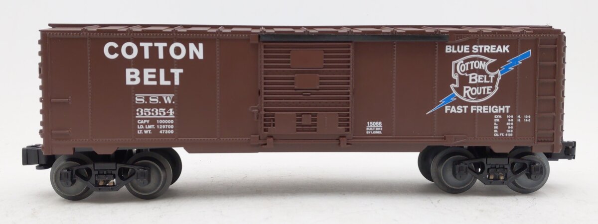 Lionel 6-15066 O Gauge Cotton Belt SSW Boxcar #35354 LN/Box