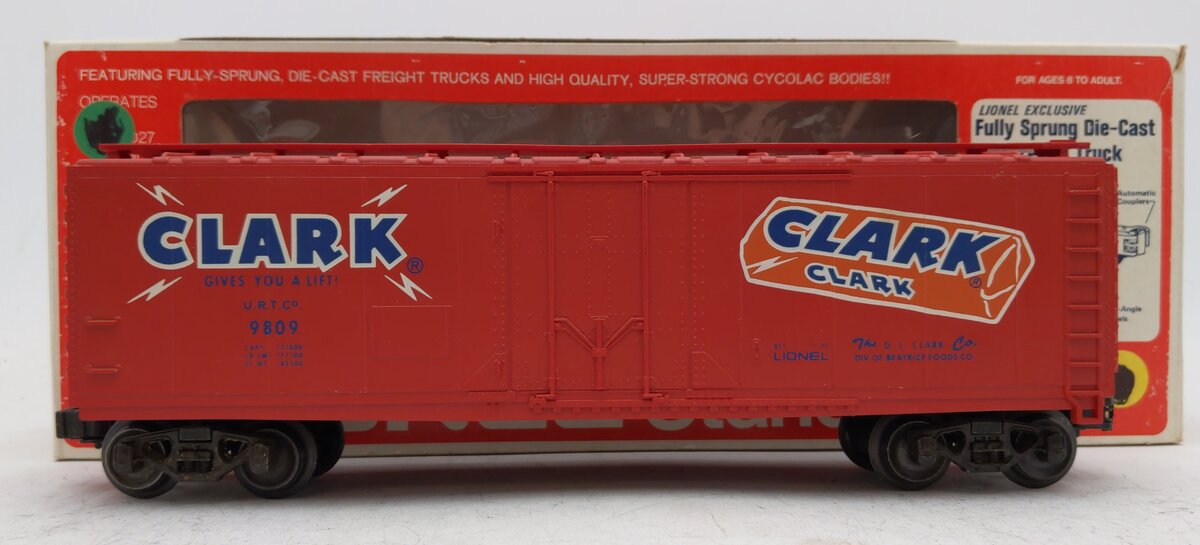 Lionel 6-9809 O Gauge Clark Reefer Car #9809 EX/Box